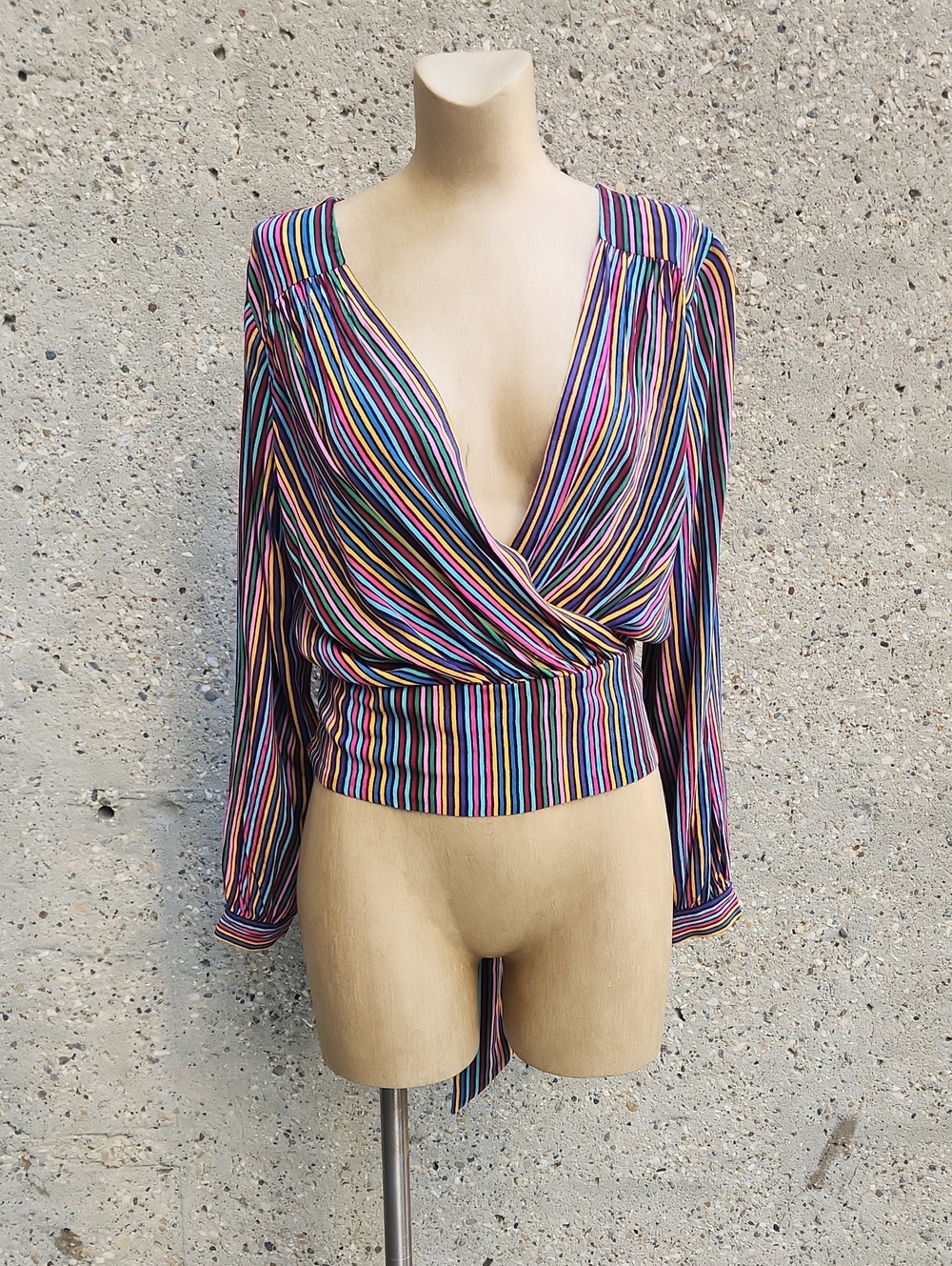 Maeve Multicolor Striped Blouse